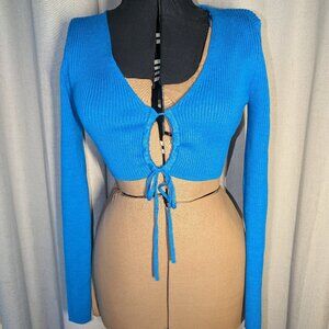 Zara Vibrant Blue long-sleeve